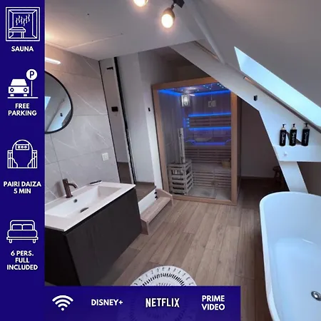 Gite Saphir - Sauna - Pairi Daiza 8 Min - Triplex *