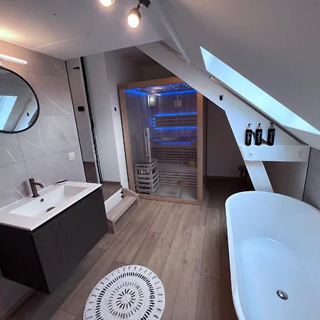Apartment Gite Saphir - Sauna - Pairi Daiza 8 Min - Triplex